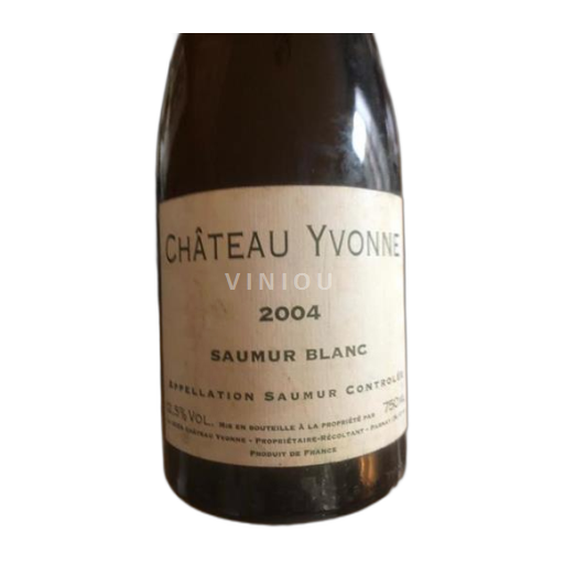 Loiretal Saumur Château Yvonne Saumur Blanc 2004