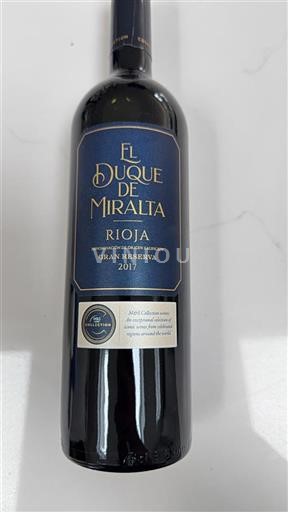 La Rioja Rioja El Duque de Miralta Gran Reserva 2017