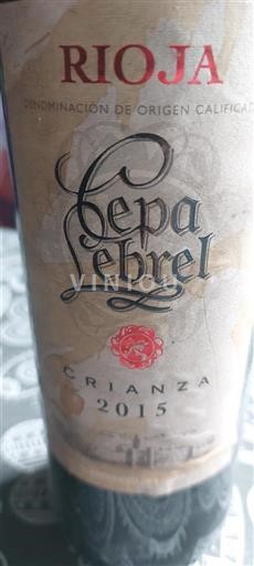 La Rioja Rioja Cepa Lebrel Crianza 2015