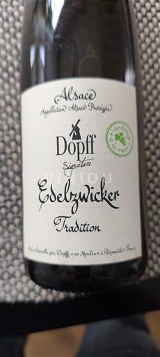 Elsass Dopff Edelzwicker Tradition Ohne Jahrgang