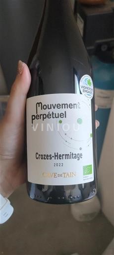 Rhônen laakso Crozes-Hermitage Cave de Tain Mouvement perpétuel 2022