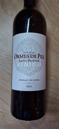 Bordeaux Saint-Estèphe Château Ormes de Pez 2021