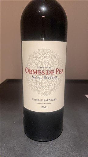 Bordeaux Saint-Estèphe Château Ormes de Pez 2021