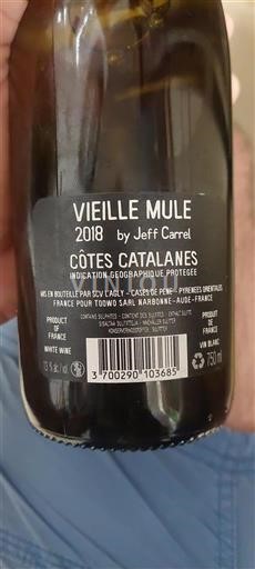 Languedoc ja Roussillon Katalonianrinteet SCV L'Agly Vieille Mule 2018
