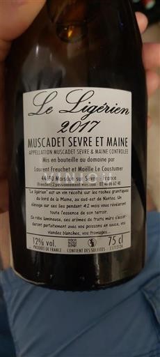 Loiredalen Muscadet-Sèvre-et-Maine Le Ligérien 2017