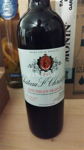 Bordeaux Saint-Émilion Grand Cru Grand Cru Château Saint Christophe 2020