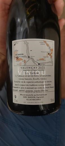 Loire Valley Valençay EARL Bardon Les Taillons 2023