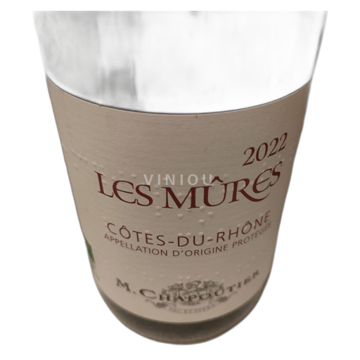 Rhônedalen Côtes du Rhône M. Chapoutier Les Mûres 2022