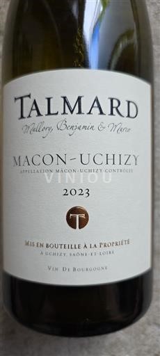 Burgundi Mâcon ja Mâcon-kylät Talmard 2023