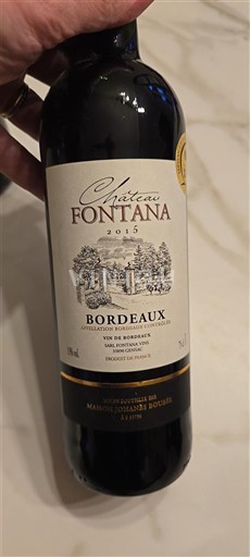 Bordeaux Château Fontana 2015