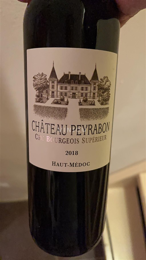 Bordéus Haut-Médoc Château Peyrabon 2018
