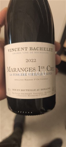 Burgundsko Maranges Premier Cru Vincent Bachelet La Fussière Vieilles Vignes 2022