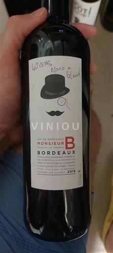 Bordeaux Monsieur B 2018