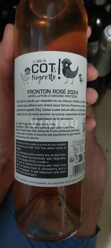 Sydvestfrankrig Fronton Le Chant du Côt Négrette 2024