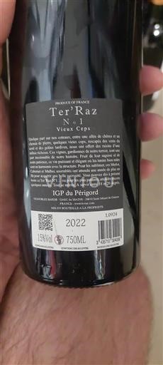 Zuidwest-Frankrijk Niet gespecificeerd Vignobles Barde Ter'Raz N°1 2022