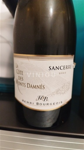 Údolí Loiry Sancerre Henri Bourgeois La Côte des Monts Damnés 2022