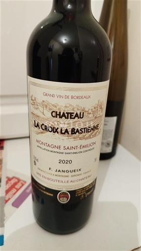 Bordeaux Montagne-saint-émilion Château La Croix La Bastienne 2020