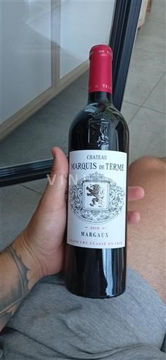 Bordeaux Margaux Grand Cru Château Marquis de Terme 2018