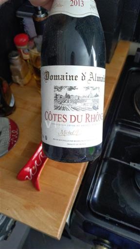 Rhônen laakso Côtes-du-rhône Domaine Almain 2013