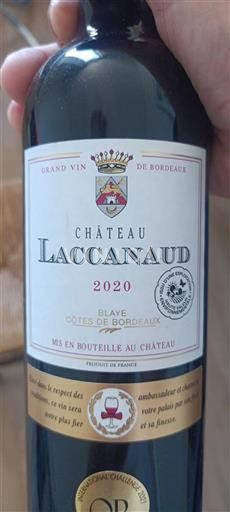Bordeaux Blaye-Côtes-de-Bordeaux Château Laccanaud 2020