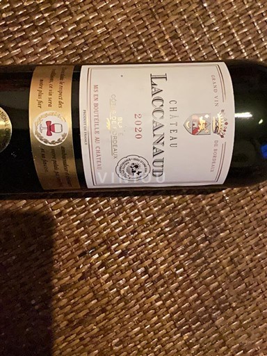 Bordeaux Blaye-Côtes-de-Bordeaux Château Laccanaud 2020