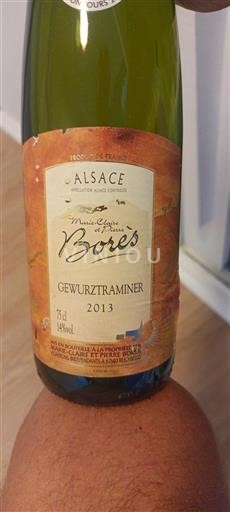 Alsace Grand Cru Marie-Claire et Pierre Borès 2013