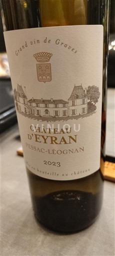 Bordeaux Pessac-Léognan Château Eyran 2023