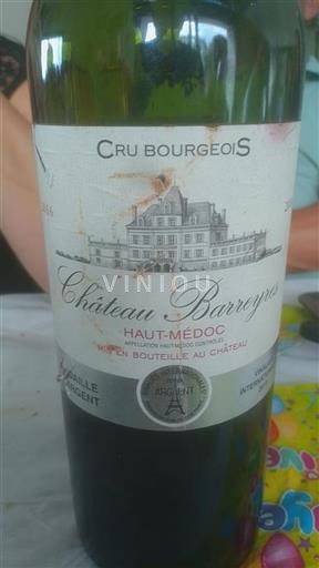 Bordeaux Haut-Médoc Cru Bourgeois Château Barreyres 2016