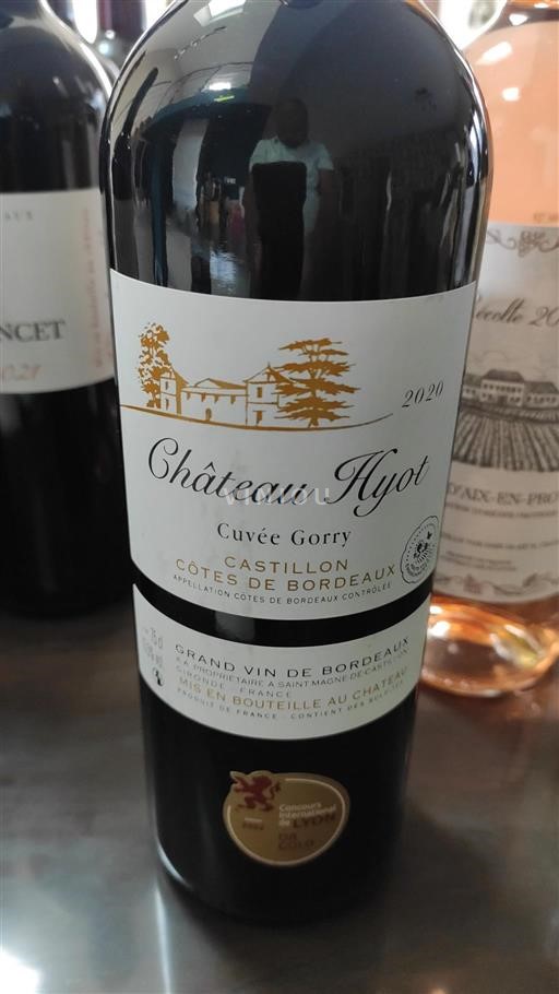 Bordeaux Castillon-Côtes-de-Bordeaux Château Hyot Gorry 2020