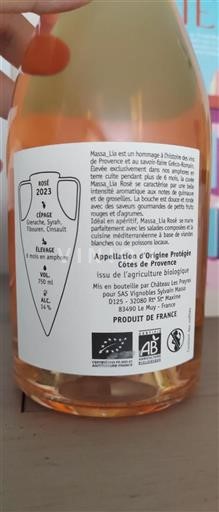 Provence Côtes-de-Provence Château Les Preyres Massa_Lia Rosé 2023