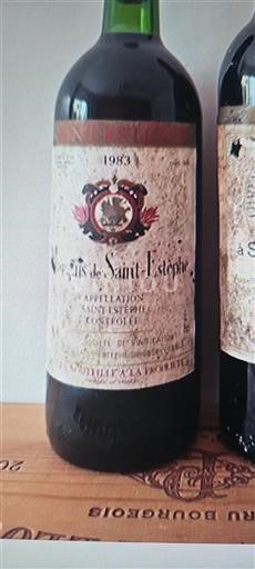 Bordeaux Saint-Estèphe Cos Estournel 1983