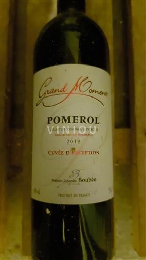 Bordeaux Pomerol Grand Moment d'Exception 2019