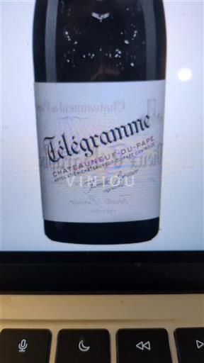 Thung lũng Rhône Châteauneuf-du-pape Domaine Vieux Télégraphe Télégramme 2018