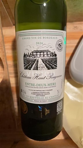 Bordeaux Entre-deux-mers Château Haut Pougnan 2024