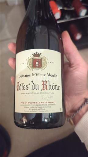 Rhône-dalen Côtes-du-Rhône Domaine Le Vieux Moulin 2019