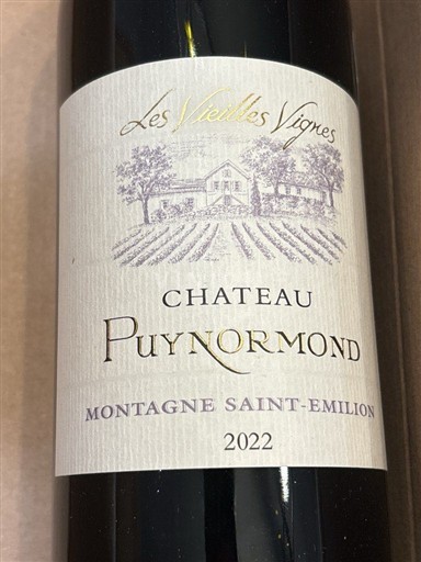 Bordeaux Montagne-saint-émilion Château Puynormond Les Vieilles Vignes 2022