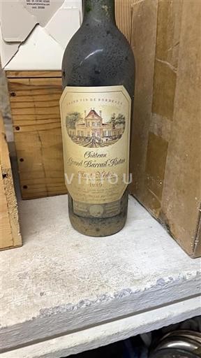 Bordeaux Haut-Médoc Château Grand Barrail Lamarzelle Figeac 1989