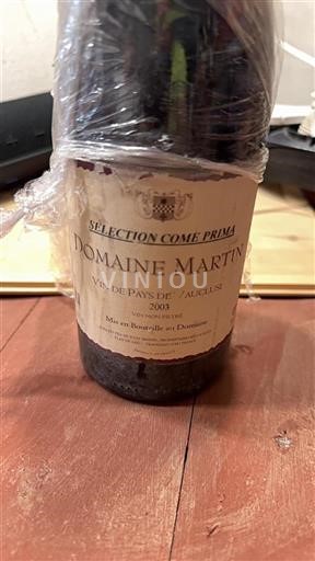 Údolí Rhôny Nespecifikováno Domaine Martin SÉLECTION COME PRIMA 2003