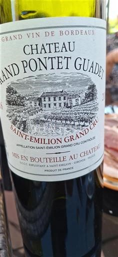 Burdeos Saint-Émilion Grand Cru Château Grand Pontet Guadet 2016