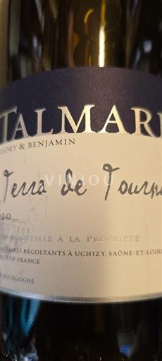 Vin Blanc sec Terra de Tournus Talmard 2020 France Bourgogne AOC