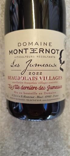 Beaujolais Beaujolais byar Domaine Monternot Les Jumeaux 2022