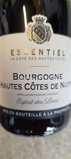 Burgund Hautes Côtes de Nuits La Cave des Hautes Côtes Essentiel 2022