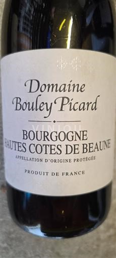 Borgoña Hautes Côtes de Beaune Domaine Bouley Picard 2021