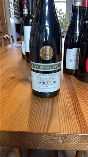Údolí Rhôny Cairanne Domaine Martin Les Chênes Verts 2016