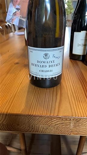 Bourgogne Chablis Domaine Bernard Defaix Vieille Vigne 2015