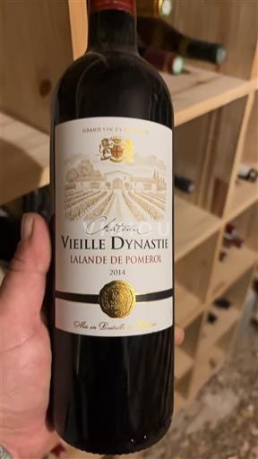 Bordeaux Lalande-de-Pomerol Château Vieille Dynastie 2014