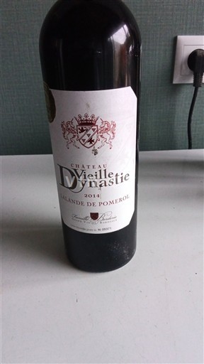Burdeos Lalande-de-Pomerol Château Vieille Dynastie 2014
