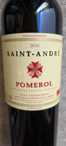 Bordeaux Pomerol Saint-André 2020