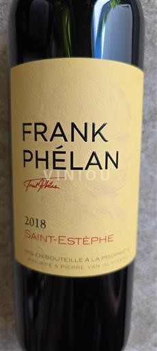 Bordeaux Saint-Estèphe Frank Phélan 2018