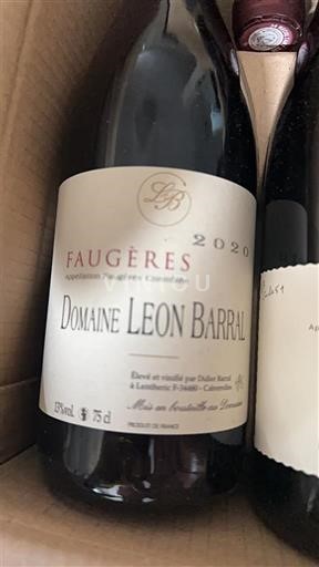 Languedoc Faugères Léon Barral 2020